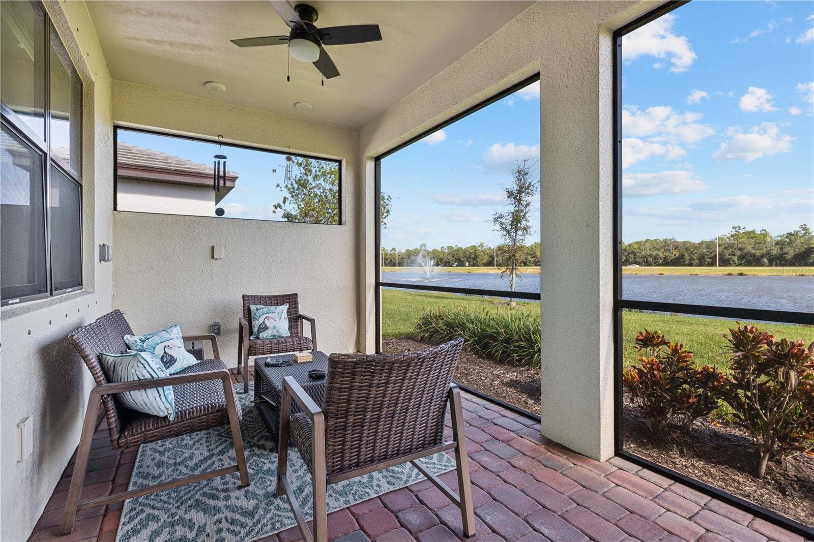 20846 FETTERBUSH PLACE, Venice, FL 34293 Rough-ins for outdoor kitchen on half wall