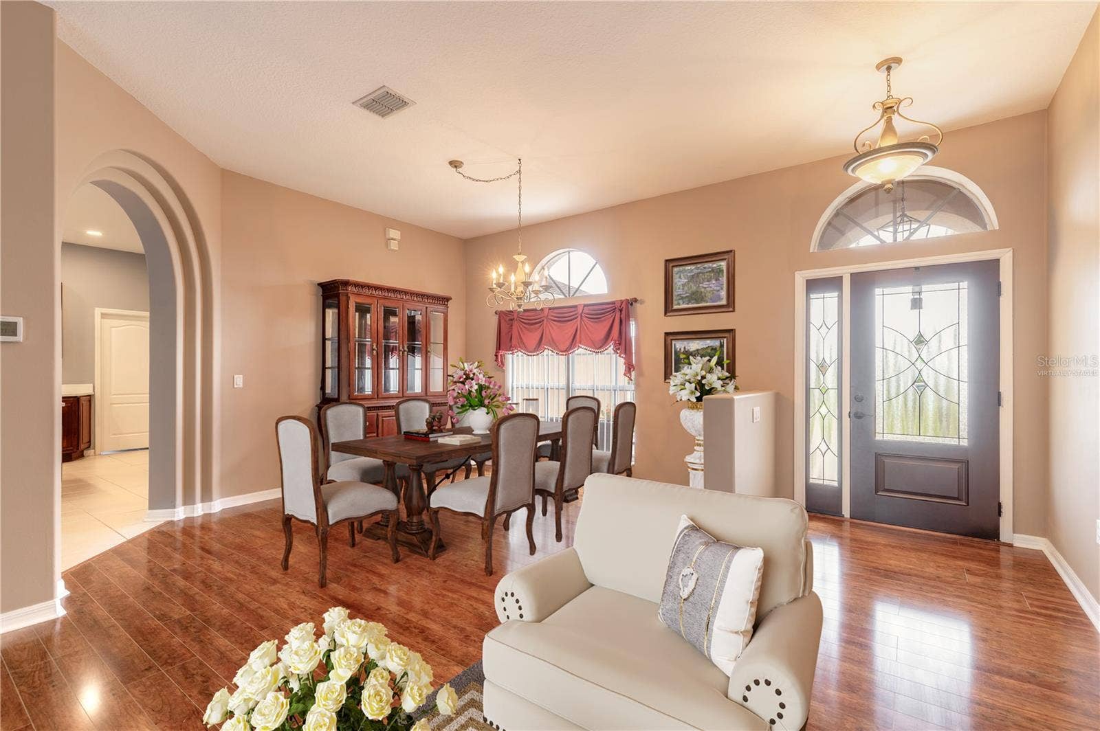 Formal Dining Room Virtually Staged