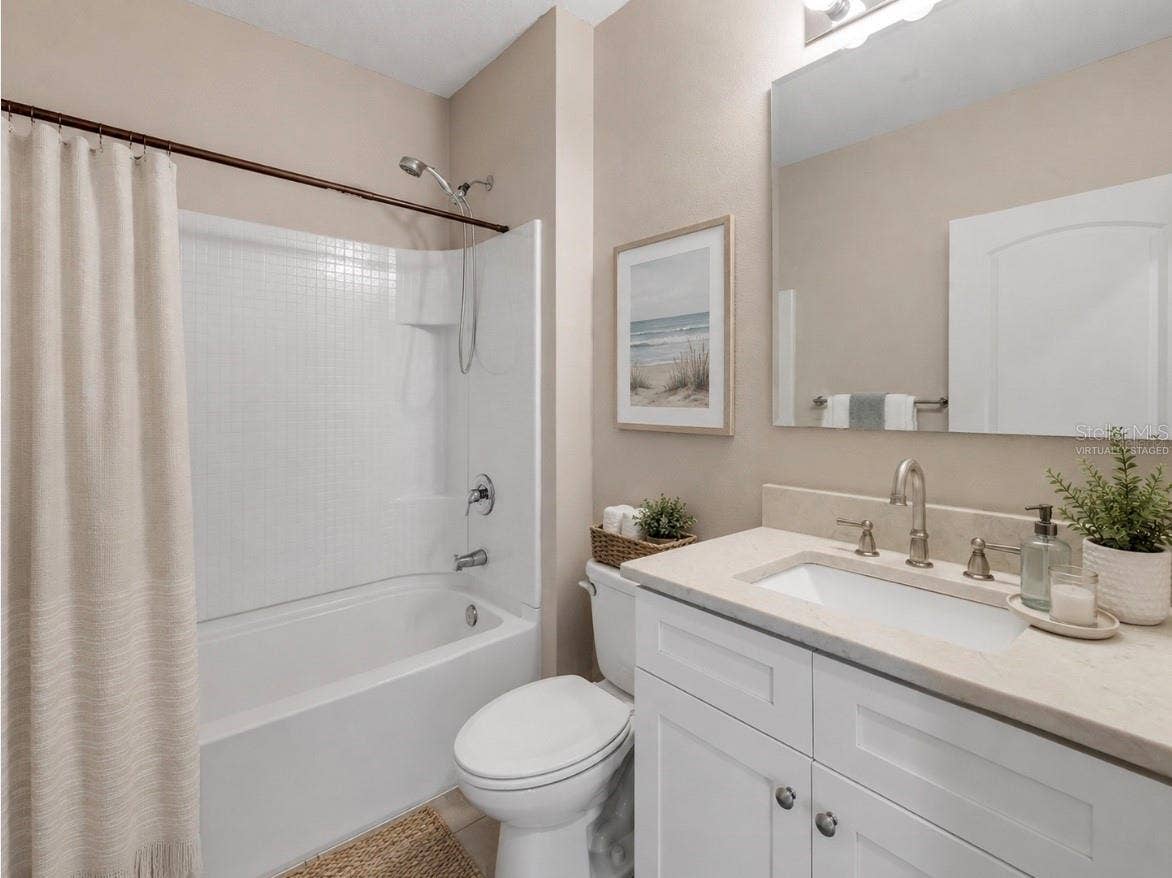Virtually StagedDownstairs bathroom