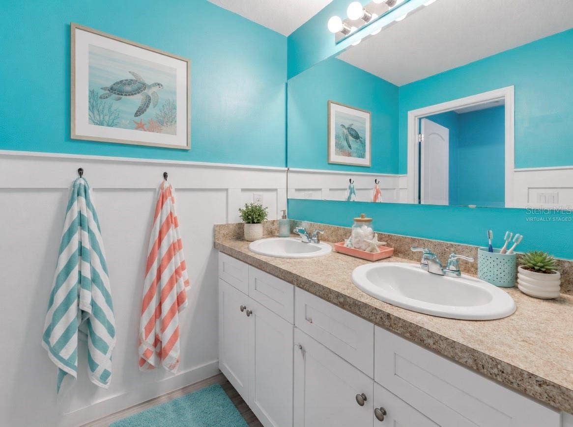 Virtually Staged downstairs bathroom
