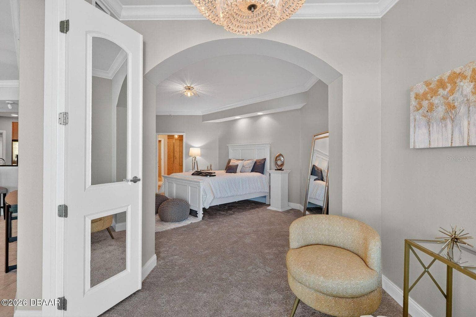 Double Door Entry to Primary Quarters