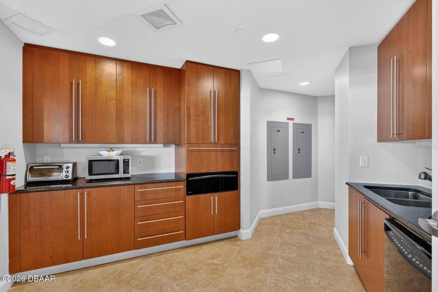 Community Room Catering area with elevator