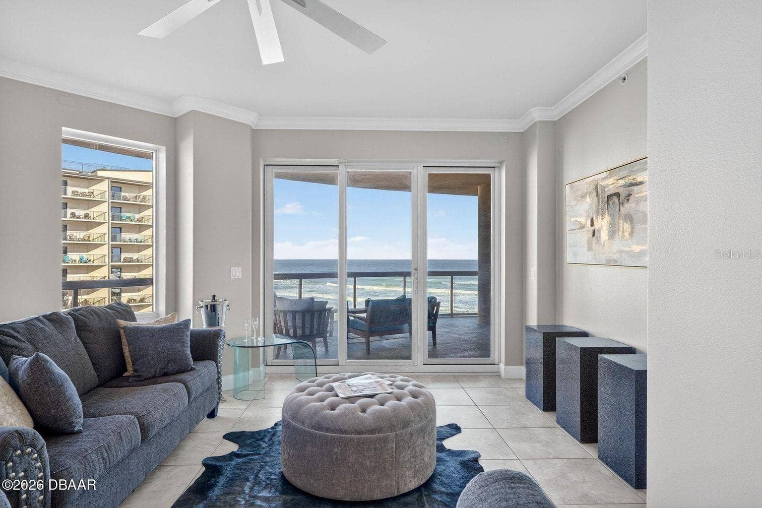 Ocean view from Living Room