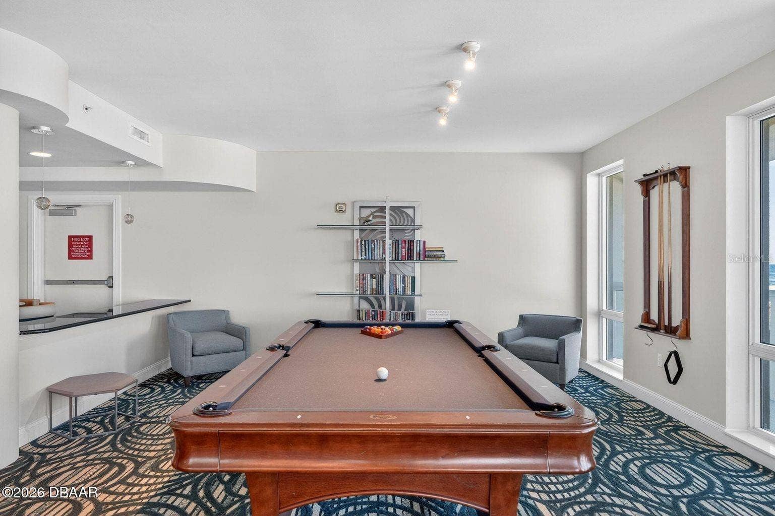 Billiards in Community Room
