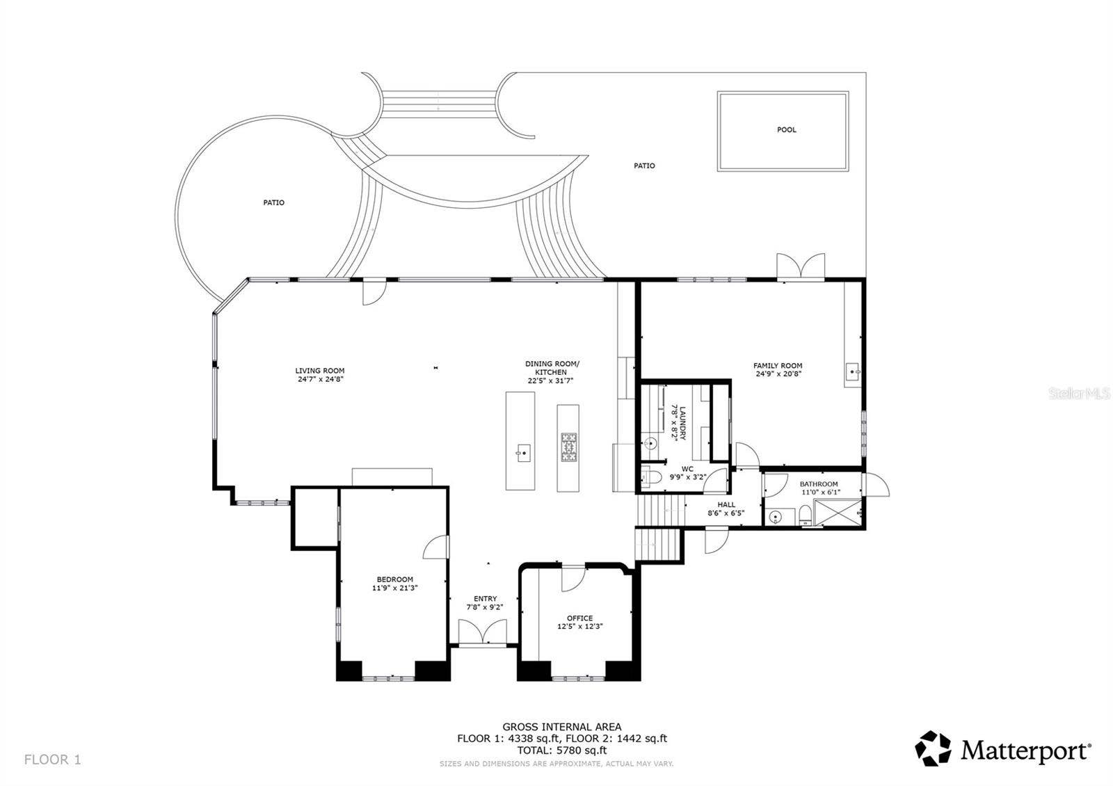 444 QUAY ASSISI COURT, New Smyrna Beach, FL 32169 Floor 1