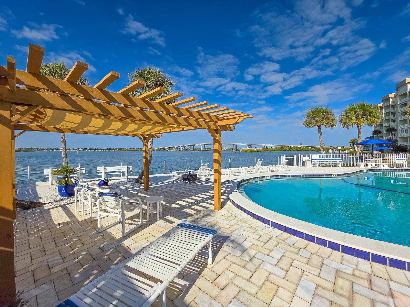 3606 S PENINSULA DRIVE, #605, Port Orange, FL 32127 Heated pool and misting gazebo.