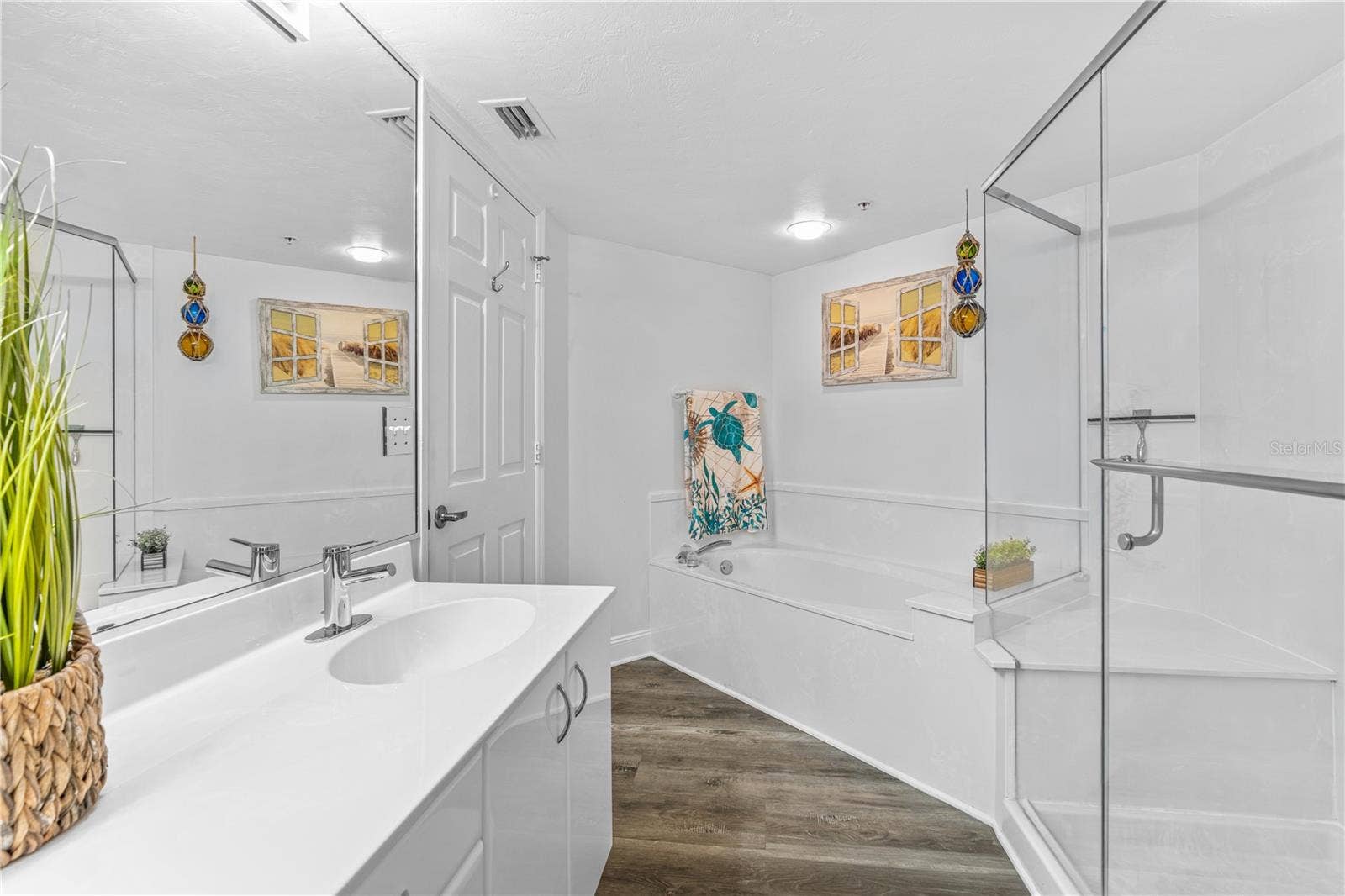 2967 S ATLANTIC AVENUE, #903, Daytona Beach Shores, FL 32118 Primary Bath with separate Tub/Shower