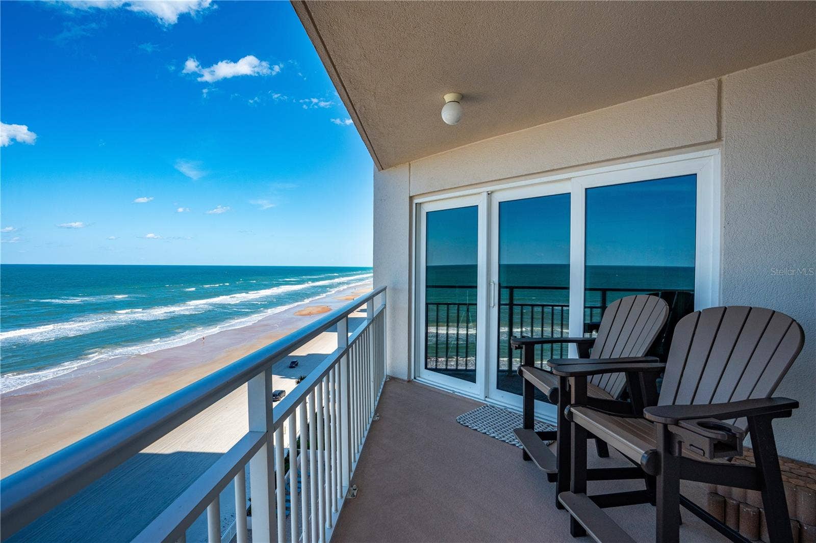 2967 S ATLANTIC AVENUE, #903, Daytona Beach Shores, FL 32118 South end of Balcony with sliders from 1st guest bed