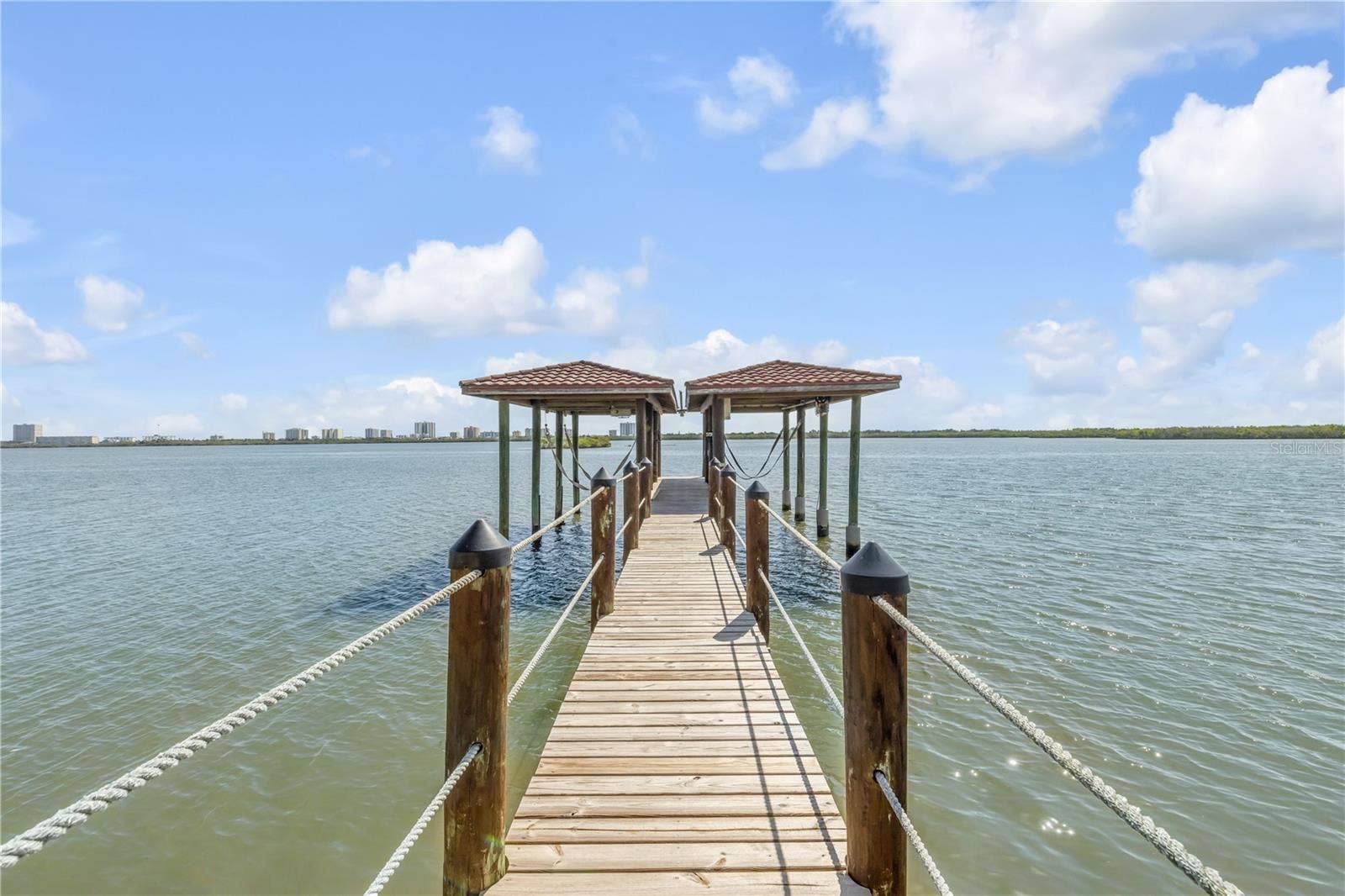 5090 RIVERSIDE DRIVE, #105, Port Orange, FL 32127 Dock with 2 Boathouses