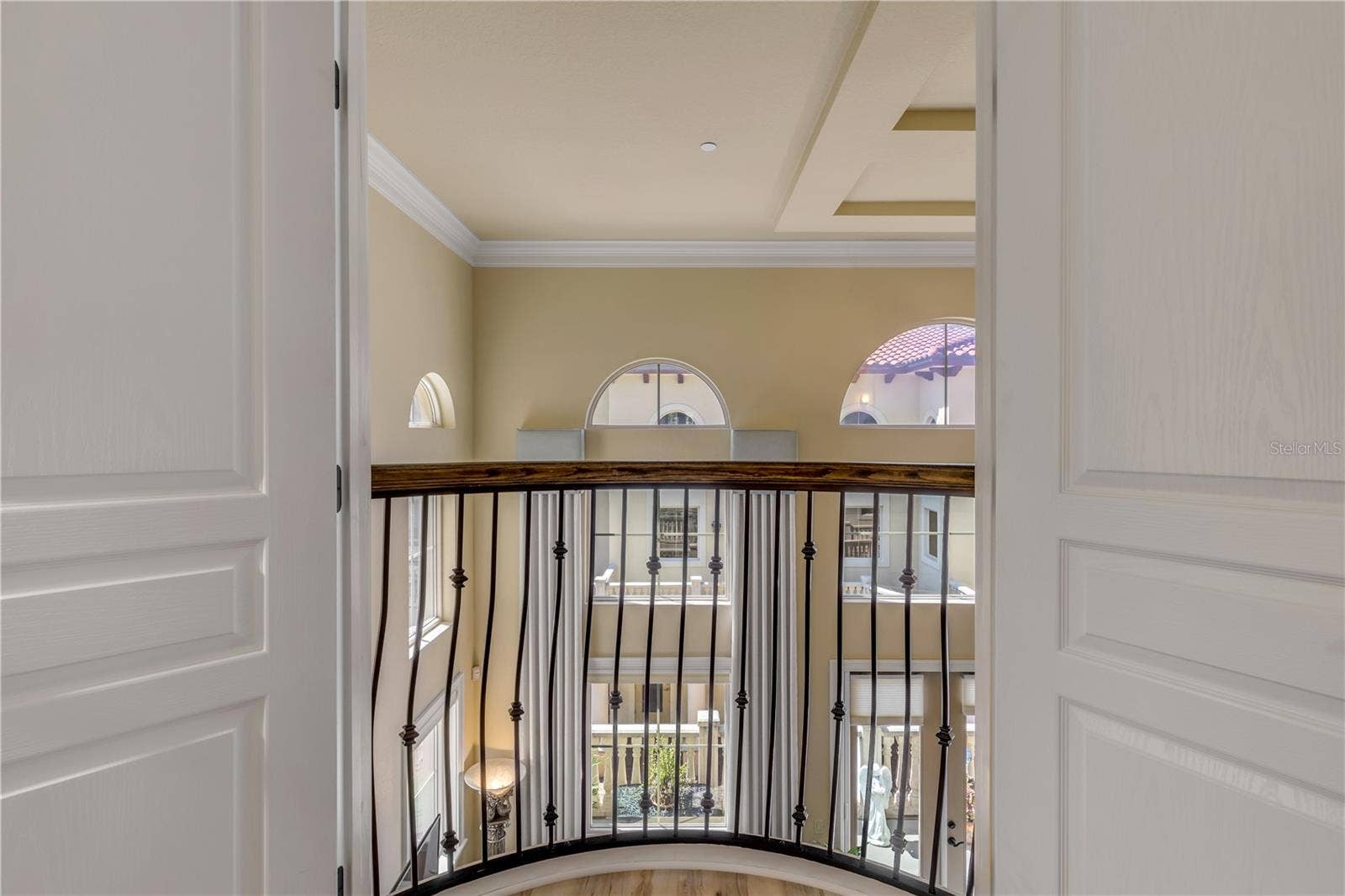 5090 RIVERSIDE DRIVE, #105, Port Orange, FL 32127 Juliet Balcony with double doors that close for privacy