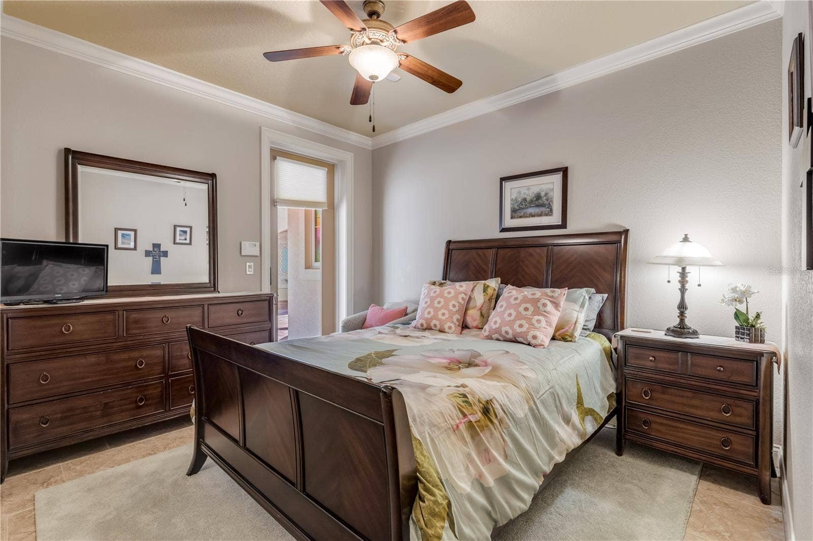 5090 RIVERSIDE DRIVE, #105, Port Orange, FL 32127 Guest BedroomExterior door to ground level pool area