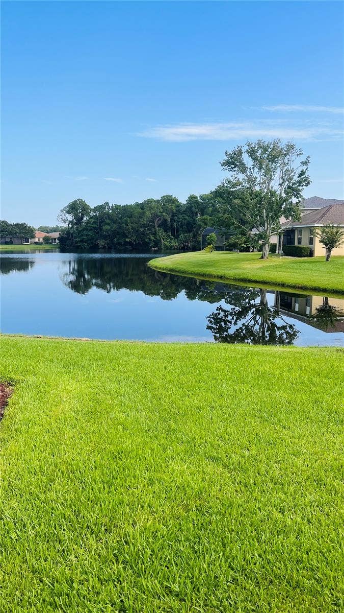 1221 DUMAINE AVENUE, Port Orange, FL 32129 COMMUNITY POND AT REAR OF HOME