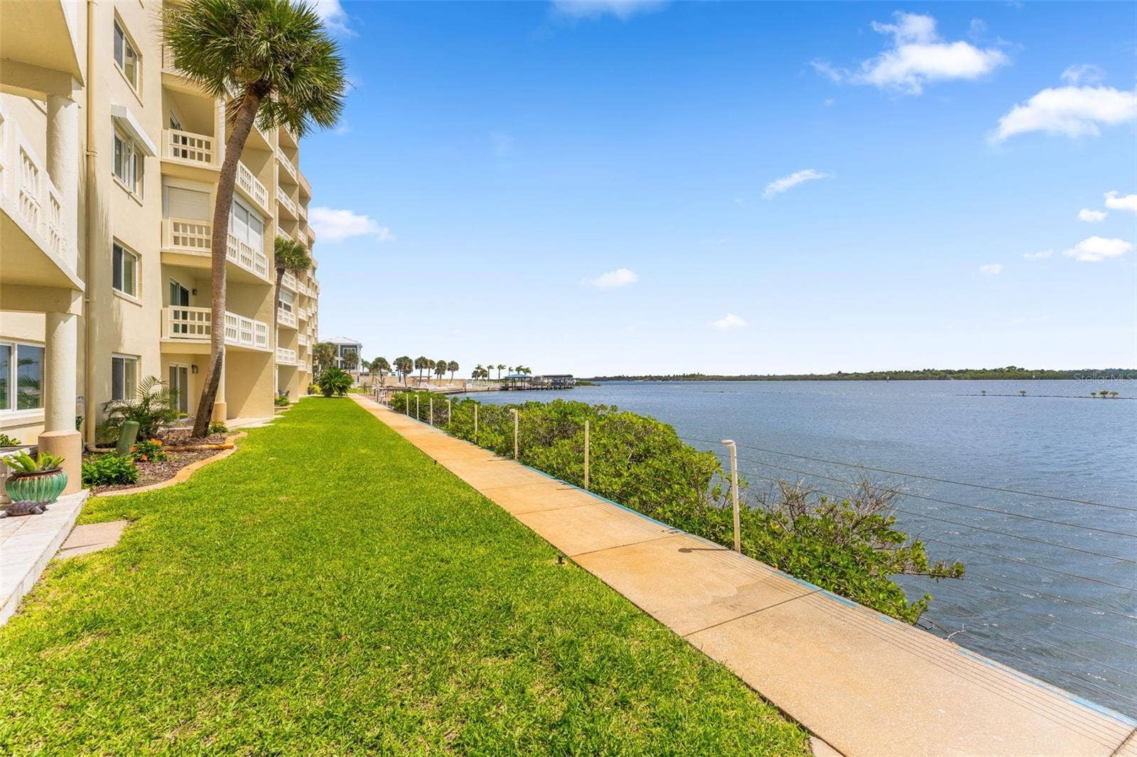 3606 S PENINSULA DRIVE, #102, Port Orange, FL 32127 Views to the south from unit 102.