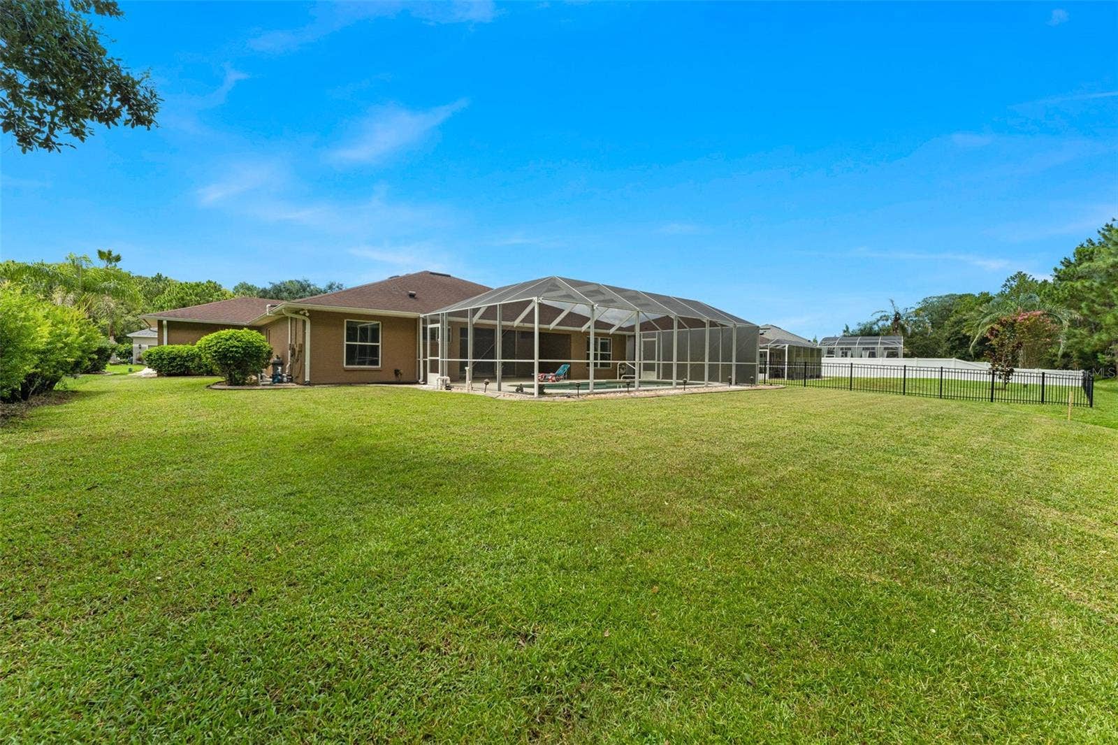 Oversized back yard