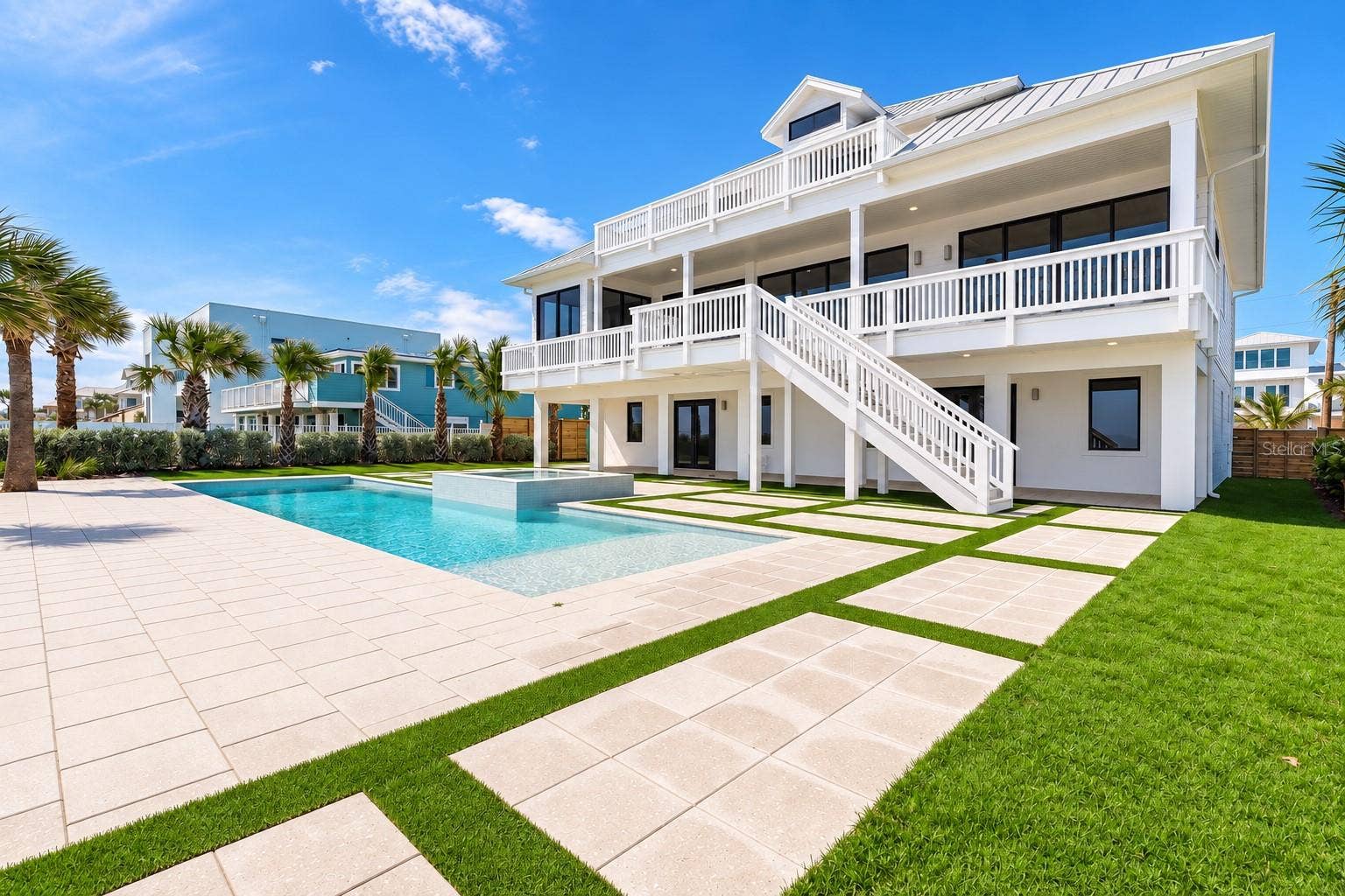 4643 VAN KLEECK DRIVE, New Smyrna Beach, FL 32169 Southeast Elevation