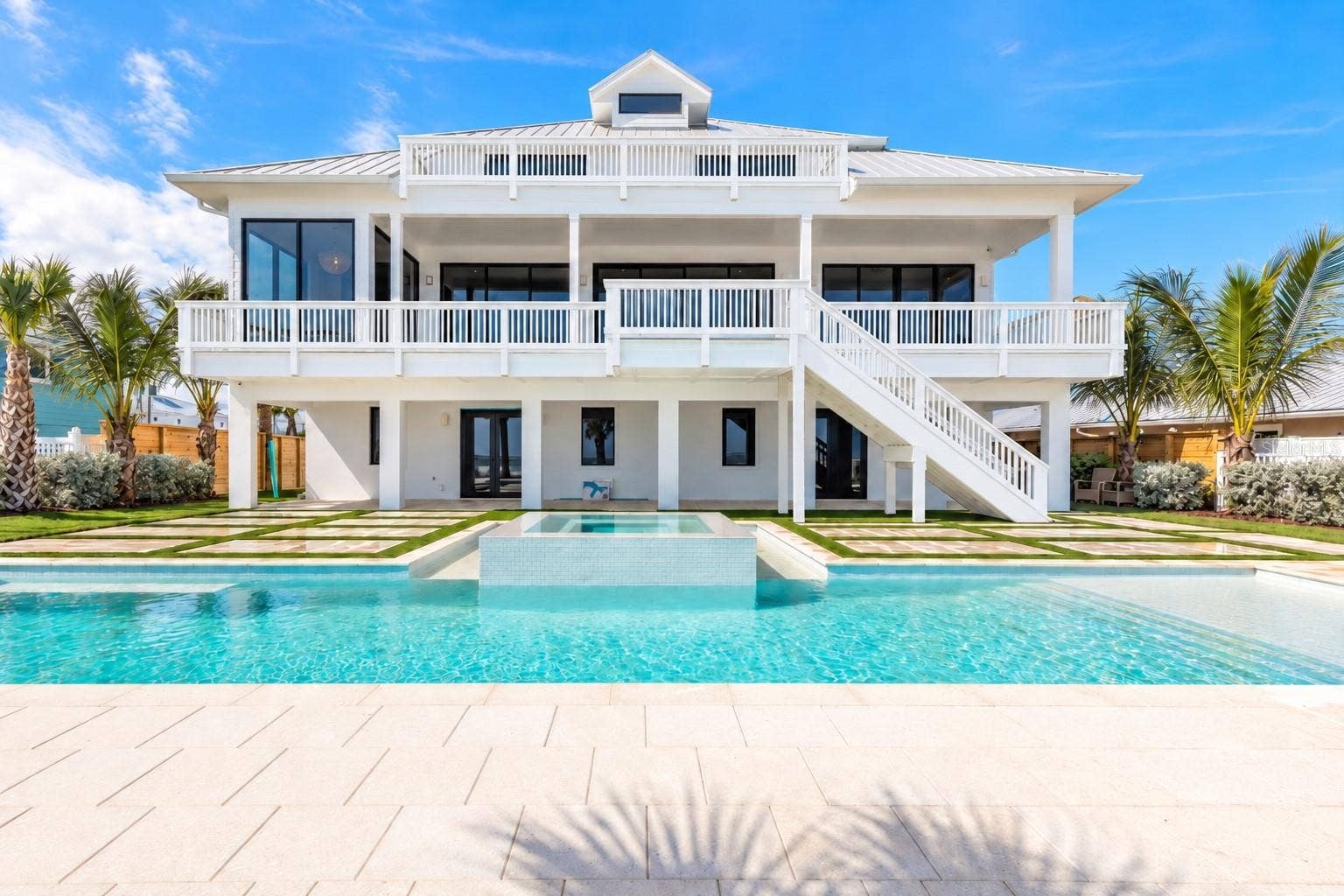 4643 VAN KLEECK DRIVE, New Smyrna Beach, FL 32169 East Elevation