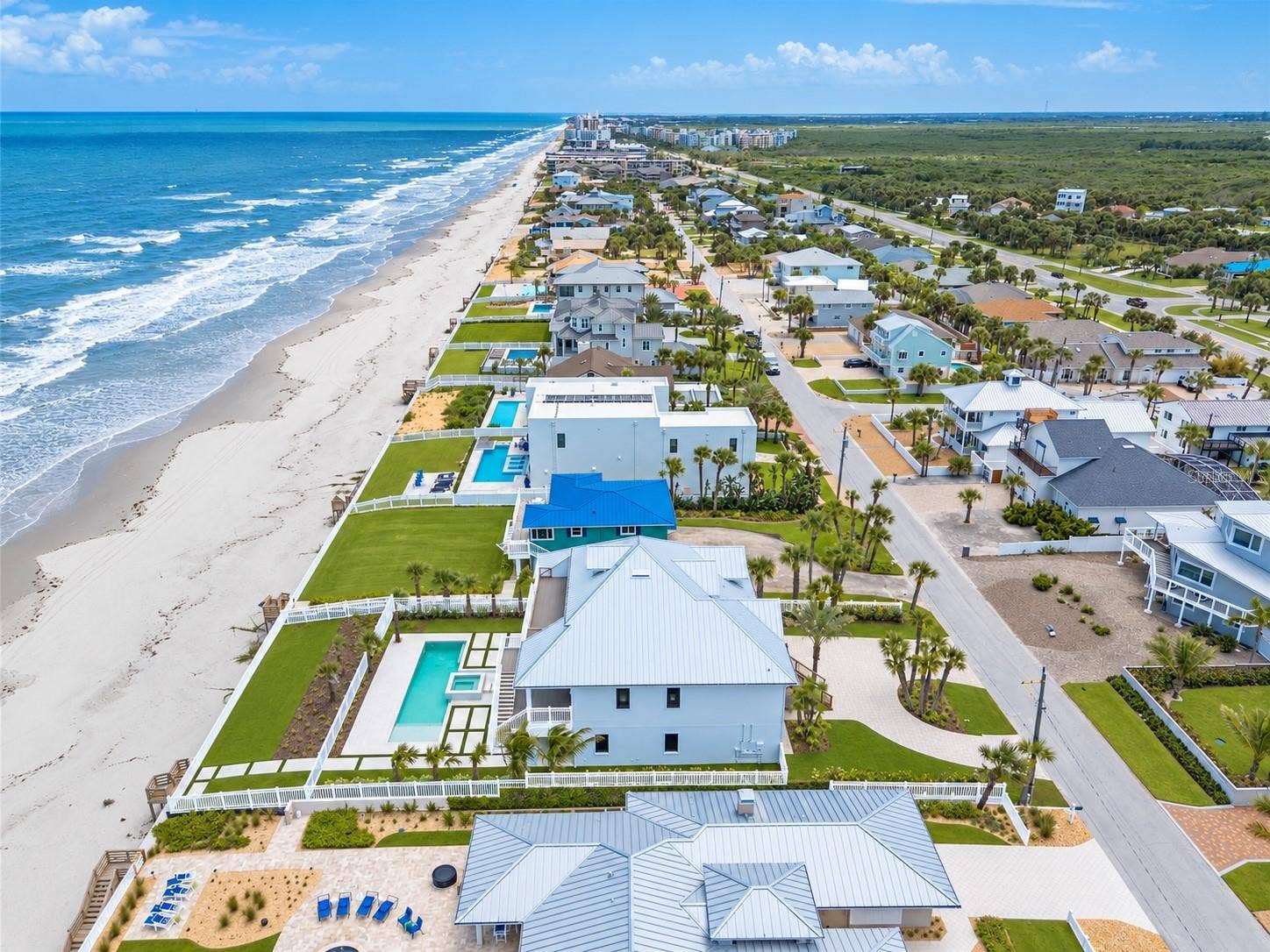 4643 VAN KLEECK DRIVE, New Smyrna Beach, FL 32169 Aerial Big Backyard