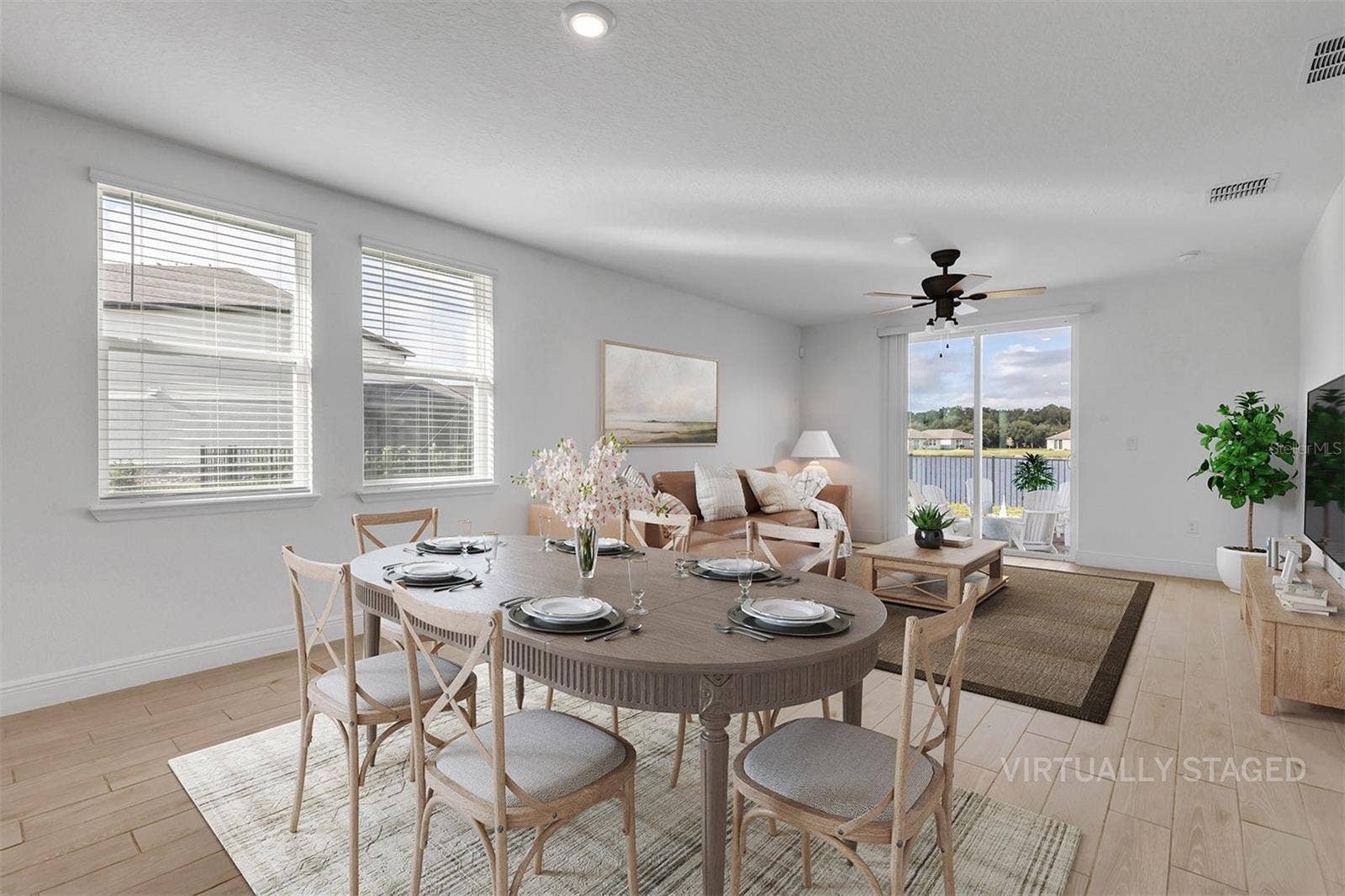 145 LINKS TERRACE BOULEVARD, Daytona Beach, FL 32124 Living Room Staged