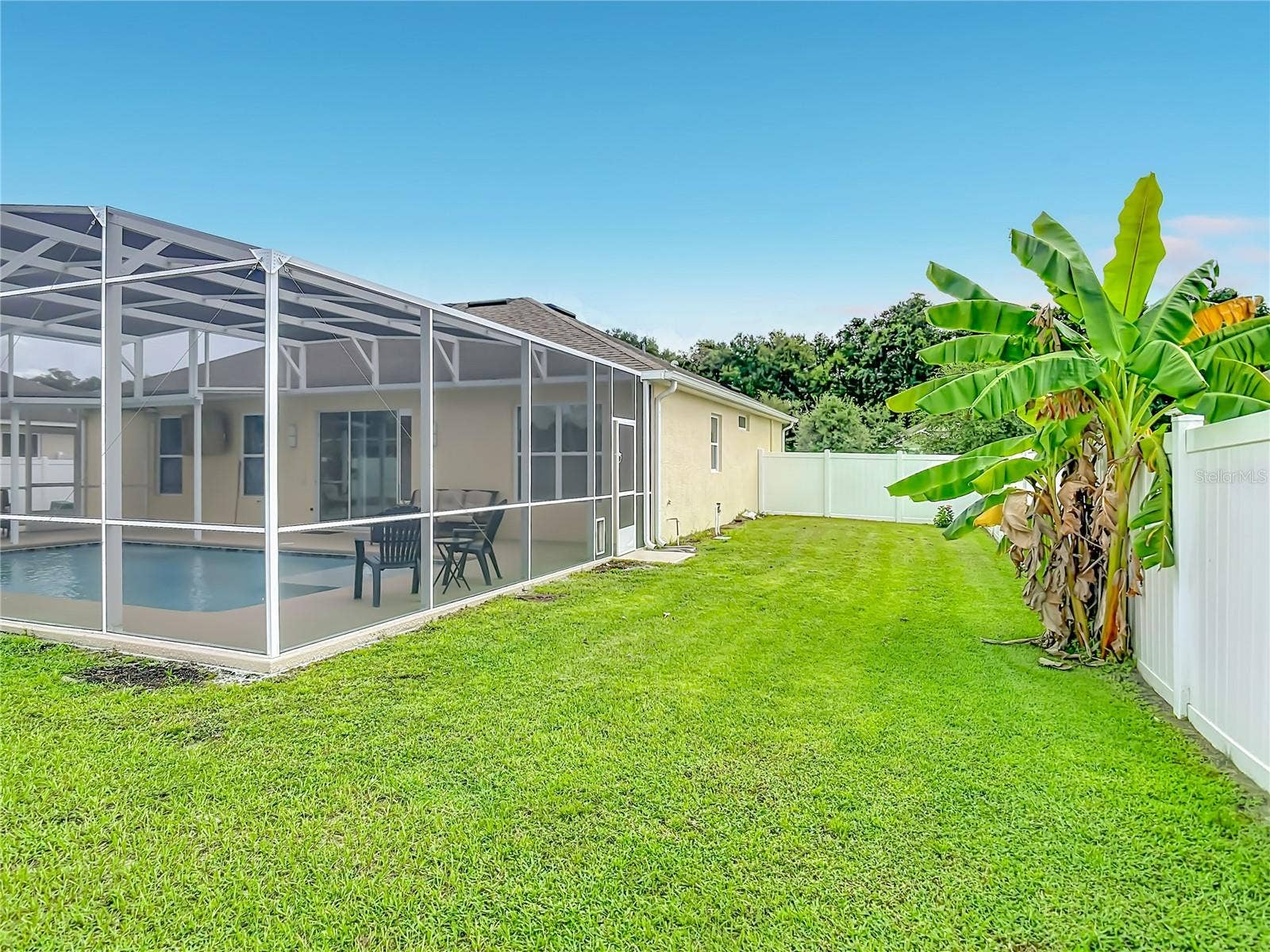 Large yard