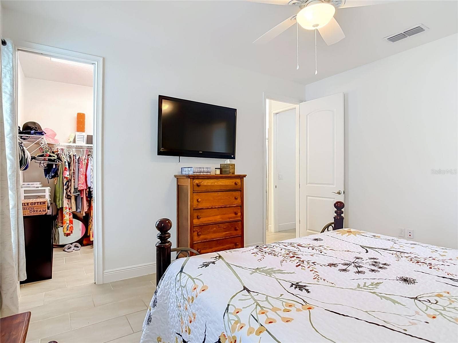 Extra pocket door to closet