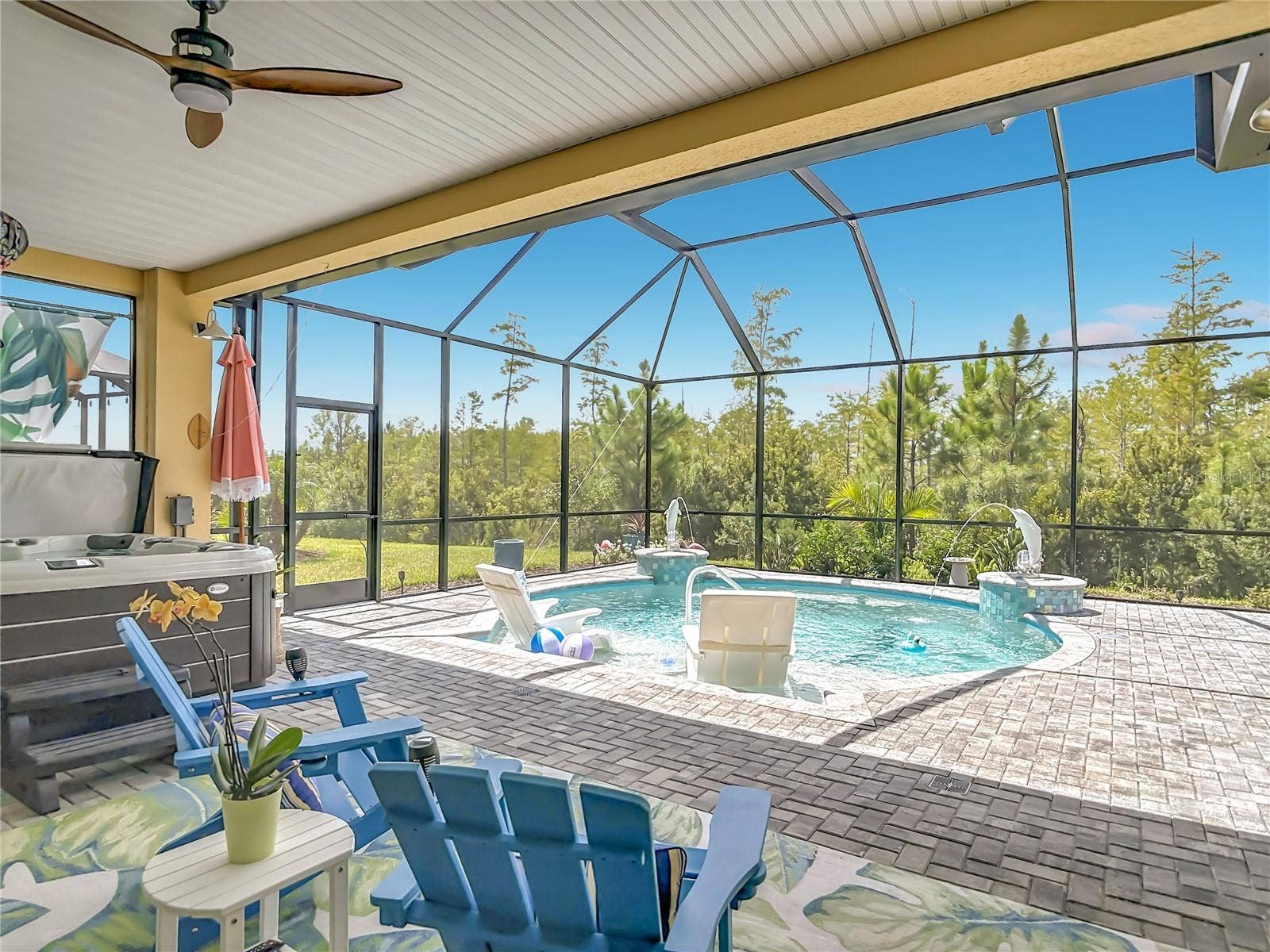 213 BLUE STARFISH PLACE, Daytona Beach, FL 32124 Covered Lanai