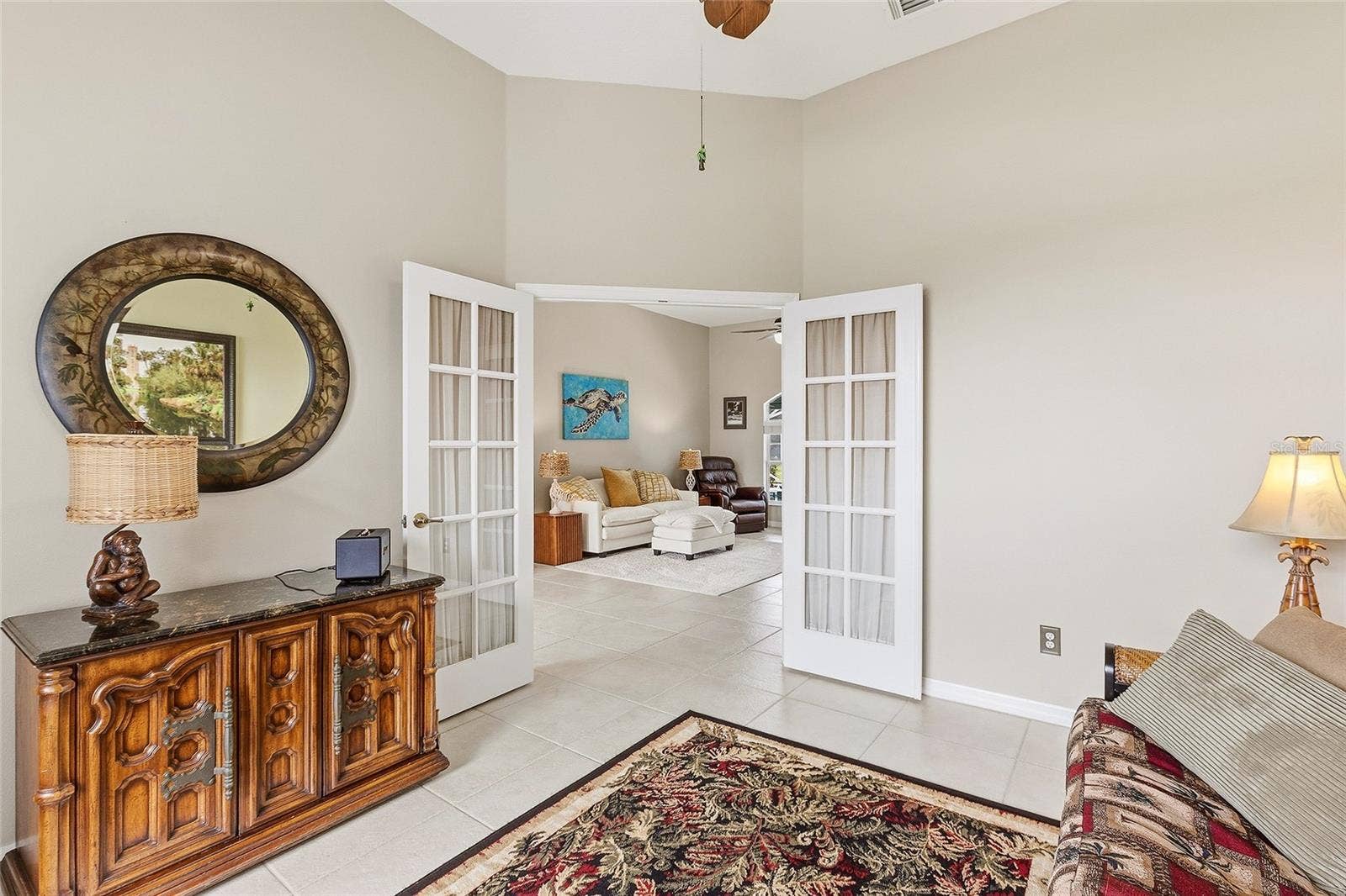 6209 MORNING DRIVE, Port Orange, FL 32127 Bonus Room w/French Doors to Living Room
