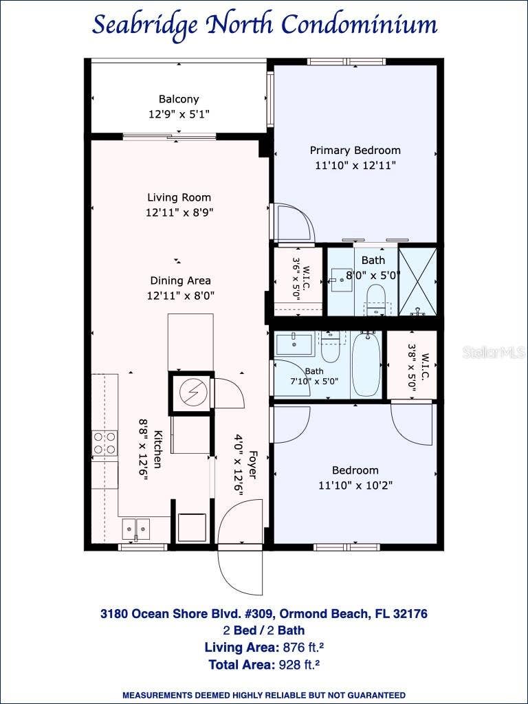 3180 OCEAN SHORE BOULEVARD, #309, Ormond By The Sea, FL 32176 3180 OCEAN SHORE BOULEVARD, #309, Ormond By The Sea, FL 32176