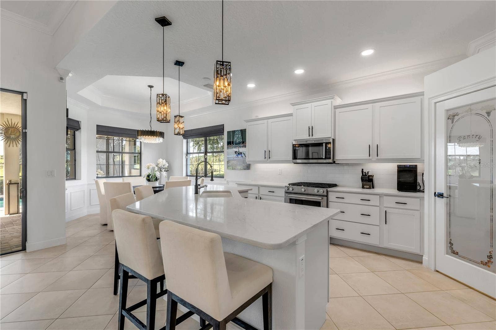 189 ASPEN WAY, Palm Coast, FL 32137 Center island with breakfast bar.