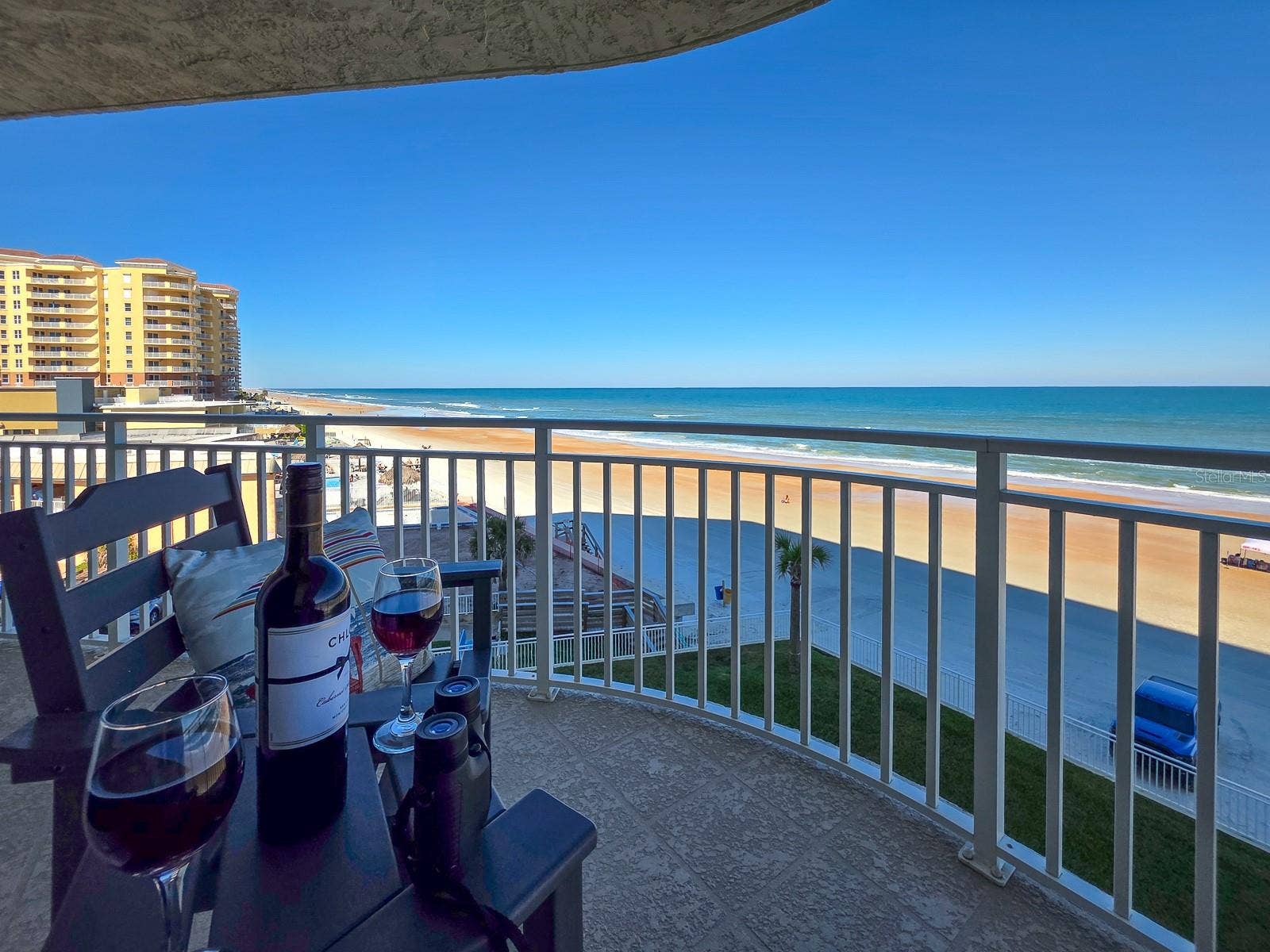 2545 S ATLANTIC AVENUE, #403, Daytona Beach Shores, FL 32118 Balcony views to the Northeast
