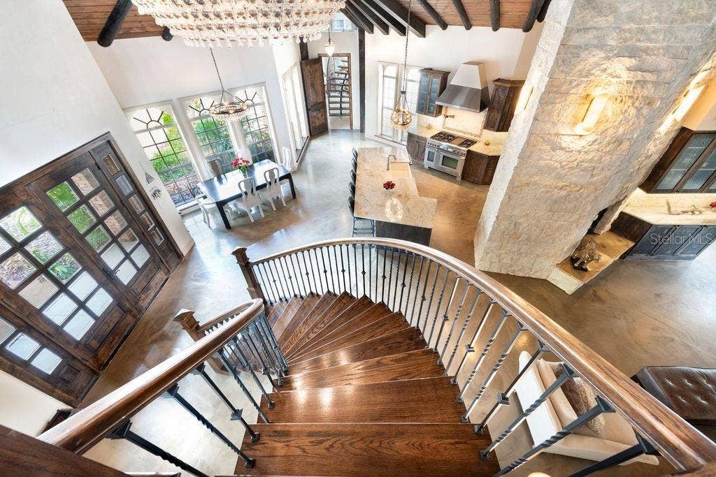 2627 JOHN ANDERSON DRIVE, Ormond Beach, FL 32176 Beautiful view of kitchen from loft