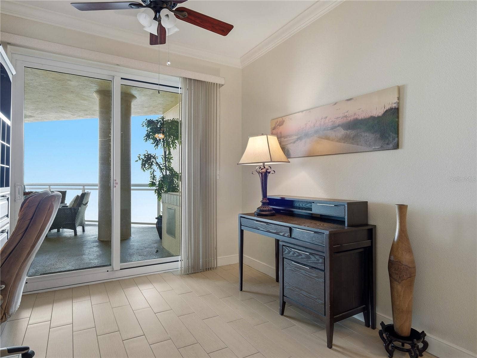 1925 S ATLANTIC AVENUE, #401, Daytona Beach Shores, FL 32118 PRIMARY BEDROOM ENTRANCE TO BALCONY