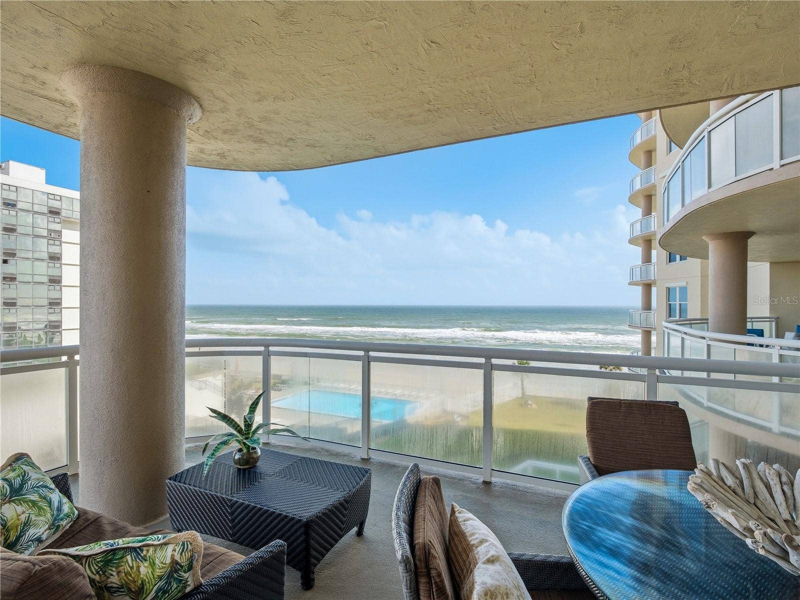 1925 S ATLANTIC AVENUE, #401, Daytona Beach Shores, FL 32118 PRIMARY BALCONY
