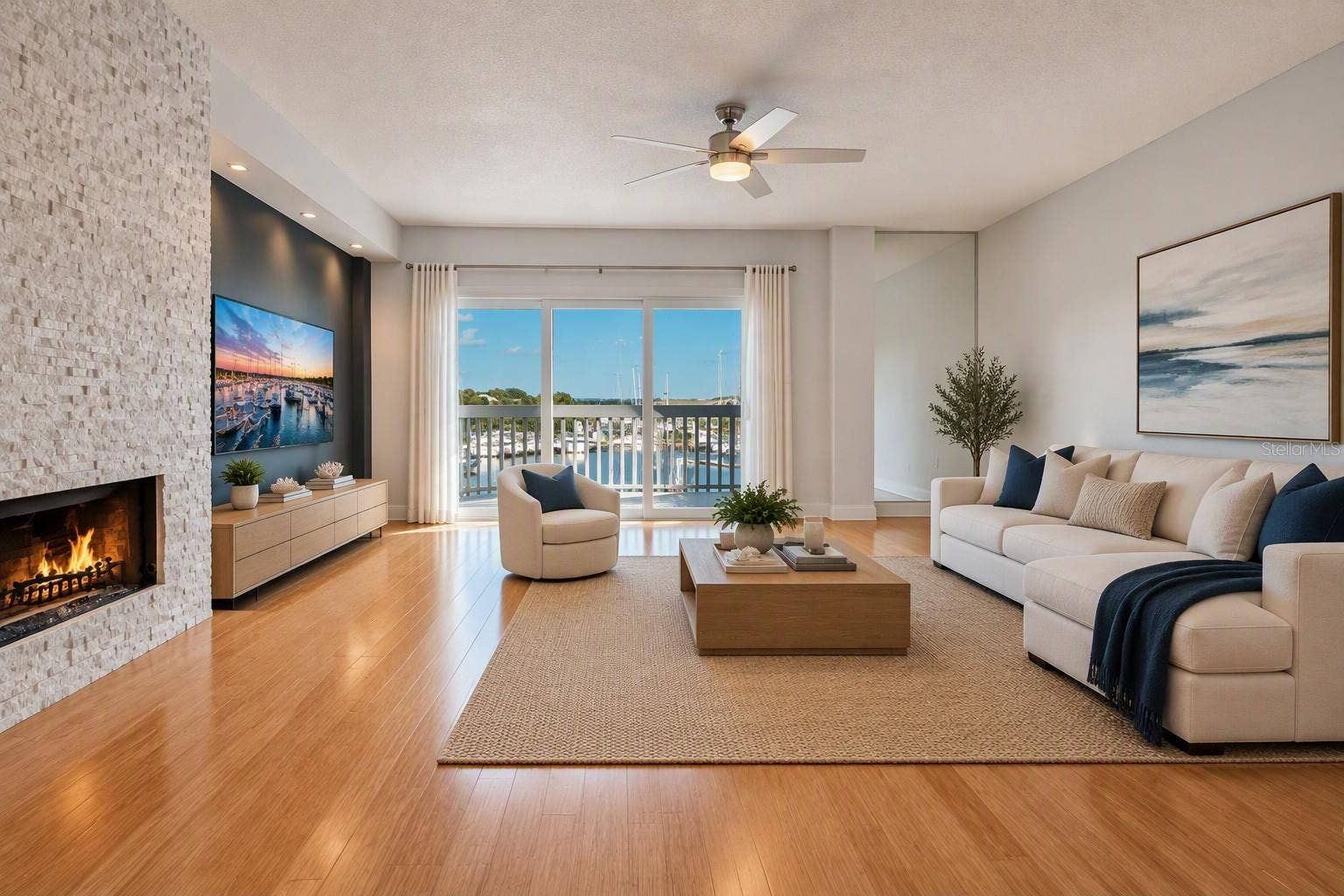 AI-generated virtual staging. Furnishings and dcor shown are for visualization purposes only and are not included.