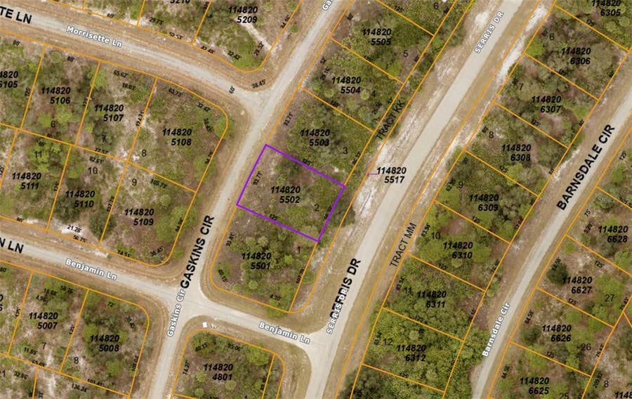 Property photo for Lot 2 GASKINS CIRCLE, North Port, FL