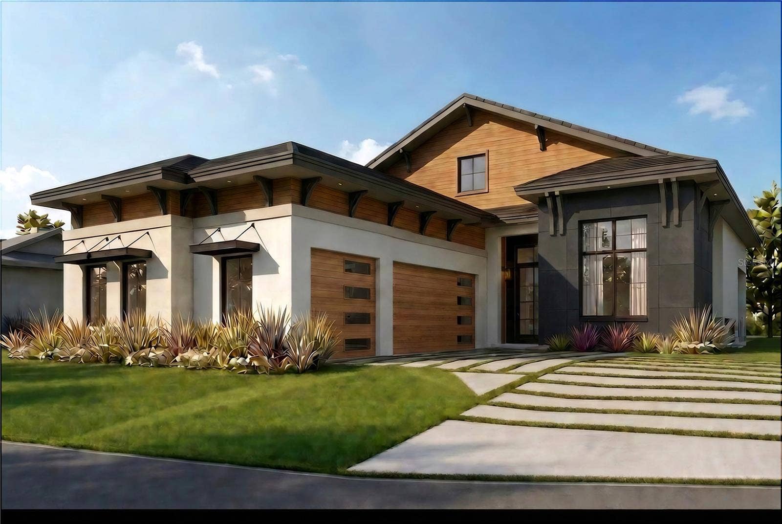 10138 CHILTERN GARDEN DRIVE, Orlando, FL 32827 Front Exterior Architectural Rendering