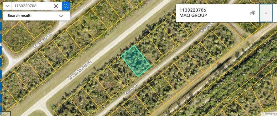 Property photo for EWEN DRIVE, North Port, FL