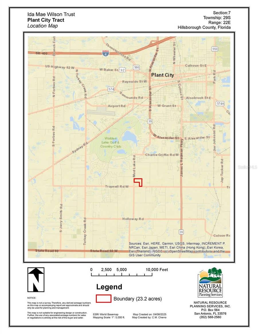 Property photo for TRAPNELL ROAD, Plant City, FL