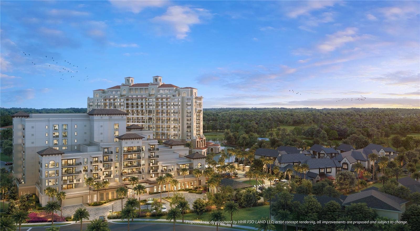 10160 AUTUMN MIST LANE, #601, Golden Oak, FL 32836 Florian Park Luxe Residences. Artist concept rendering, all improvements are proposed and subject to change. Disney