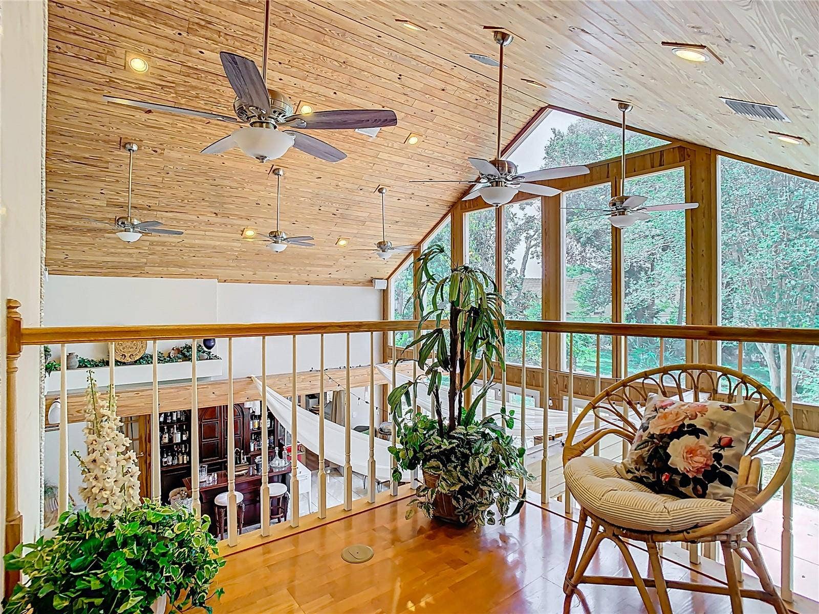 5852 MEDINAH WAY, Orlando, FL 32819 Sitting room balcony on 2nd Floor overlooking Great Room