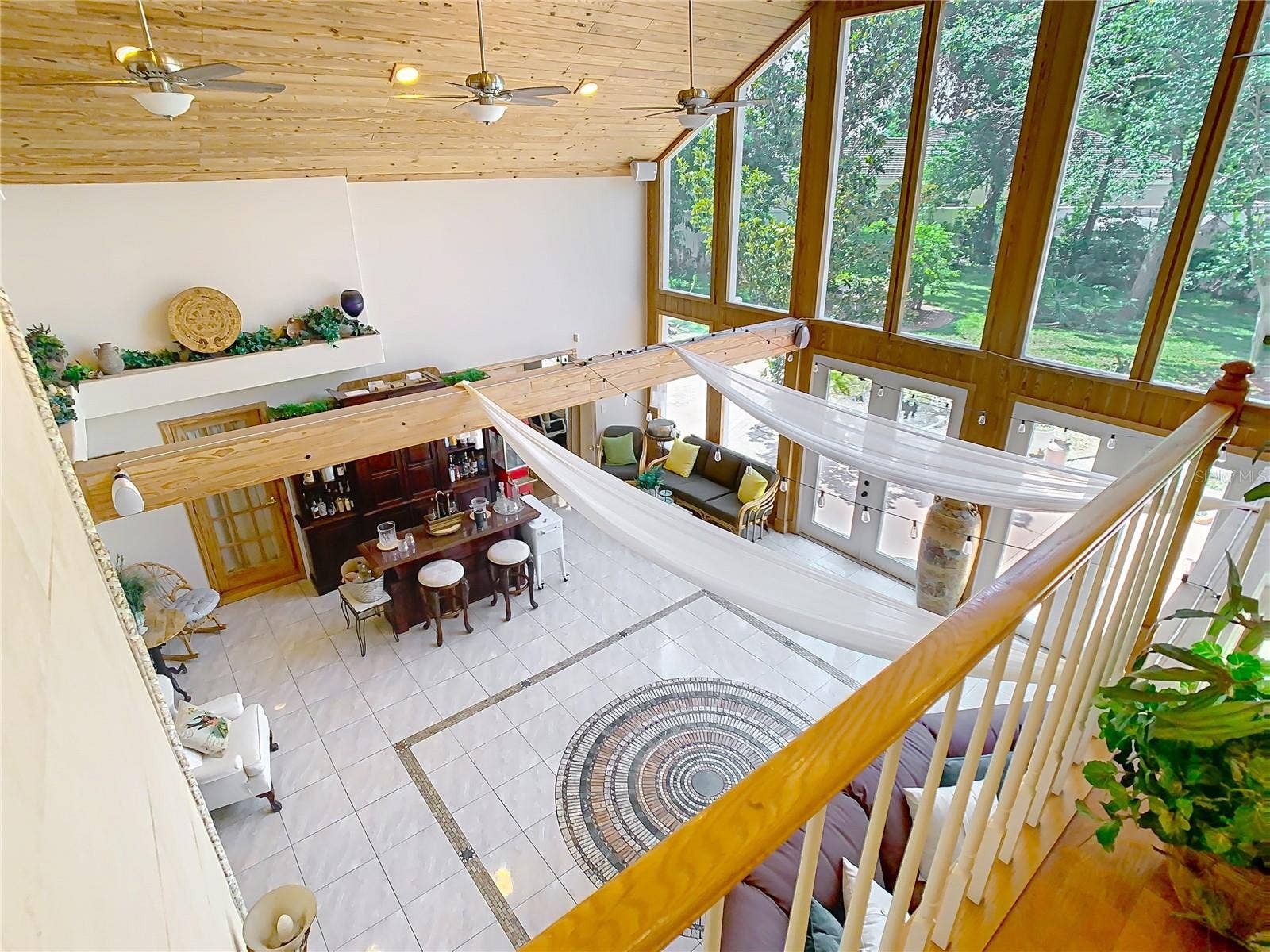 5852 MEDINAH WAY, Orlando, FL 32819 View of Great Room from 2nd Floor Balcony