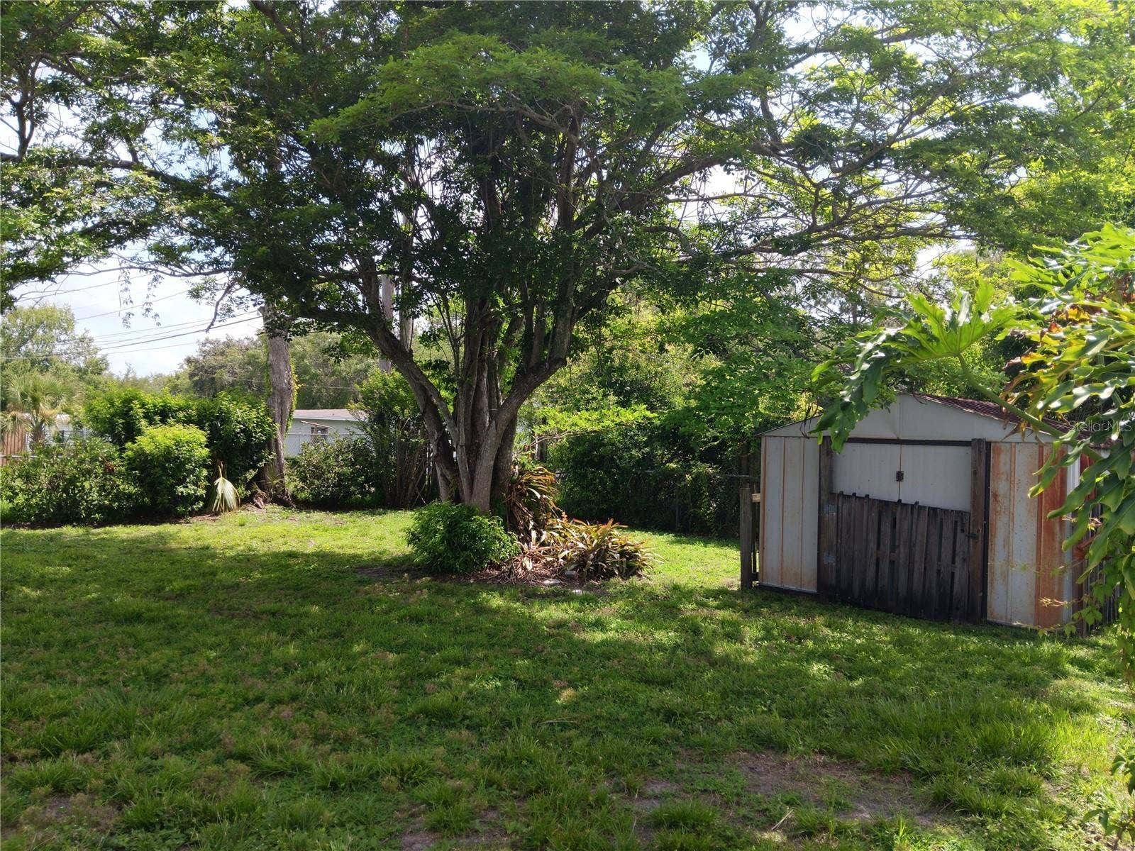 2103 MANTILLA AVENUE, Orlando, FL 32811 Backyard with Shed
