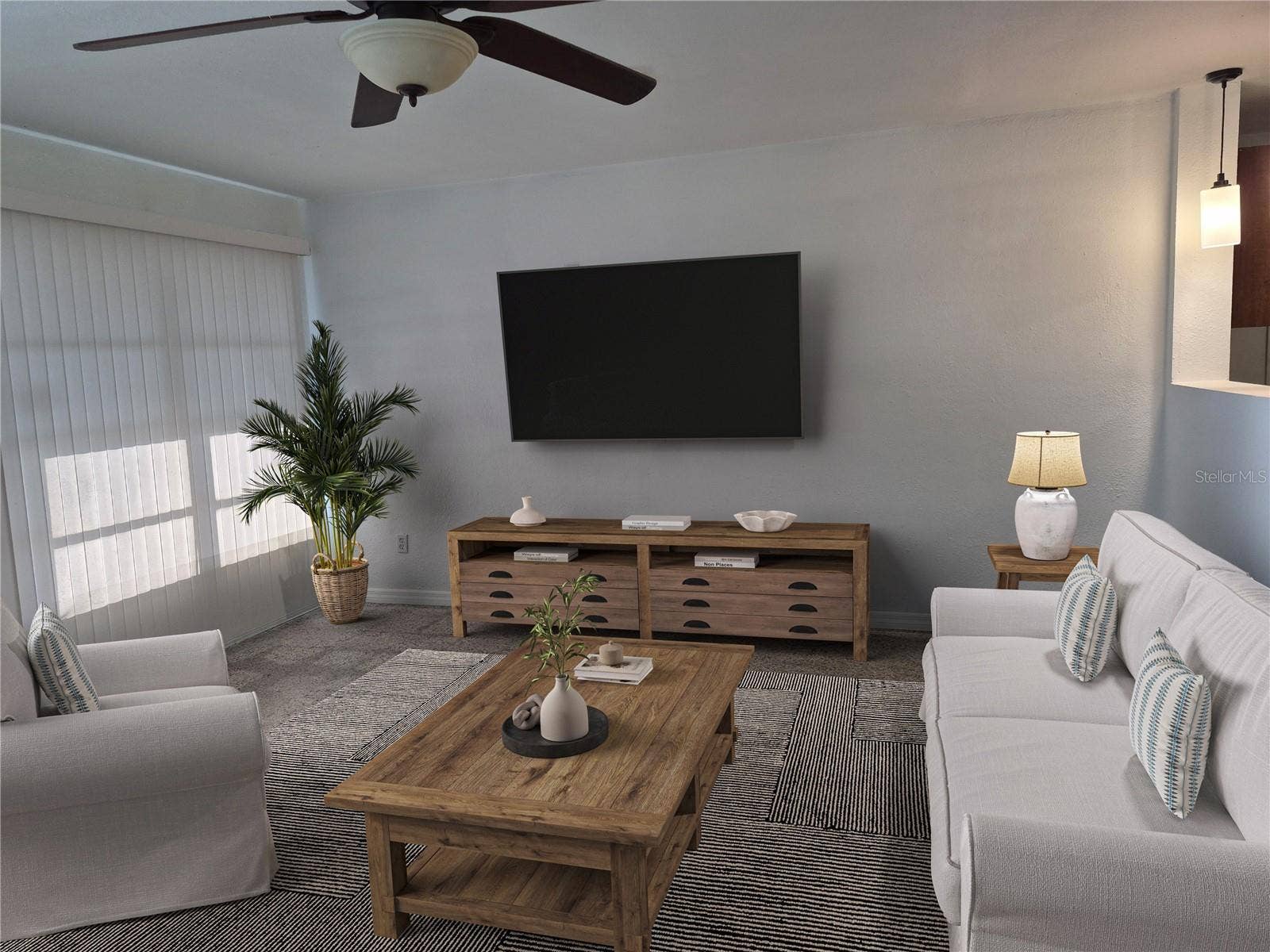 2103 MANTILLA AVENUE, Orlando, FL 32811 Virtual Staging-Living Room