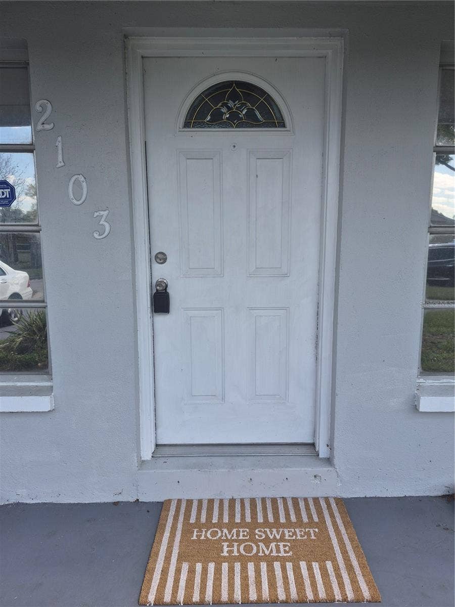 2103 MANTILLA AVENUE, Orlando, FL 32811 Front door- Welcome Home