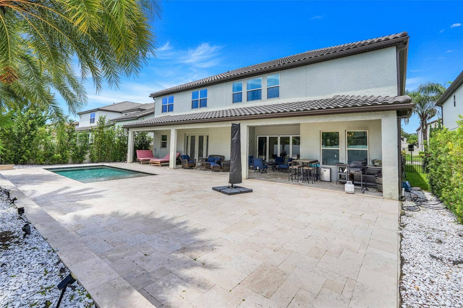 7920 CHILTON DRIVE, Orlando, FL 32836 Aerial shot private pool area