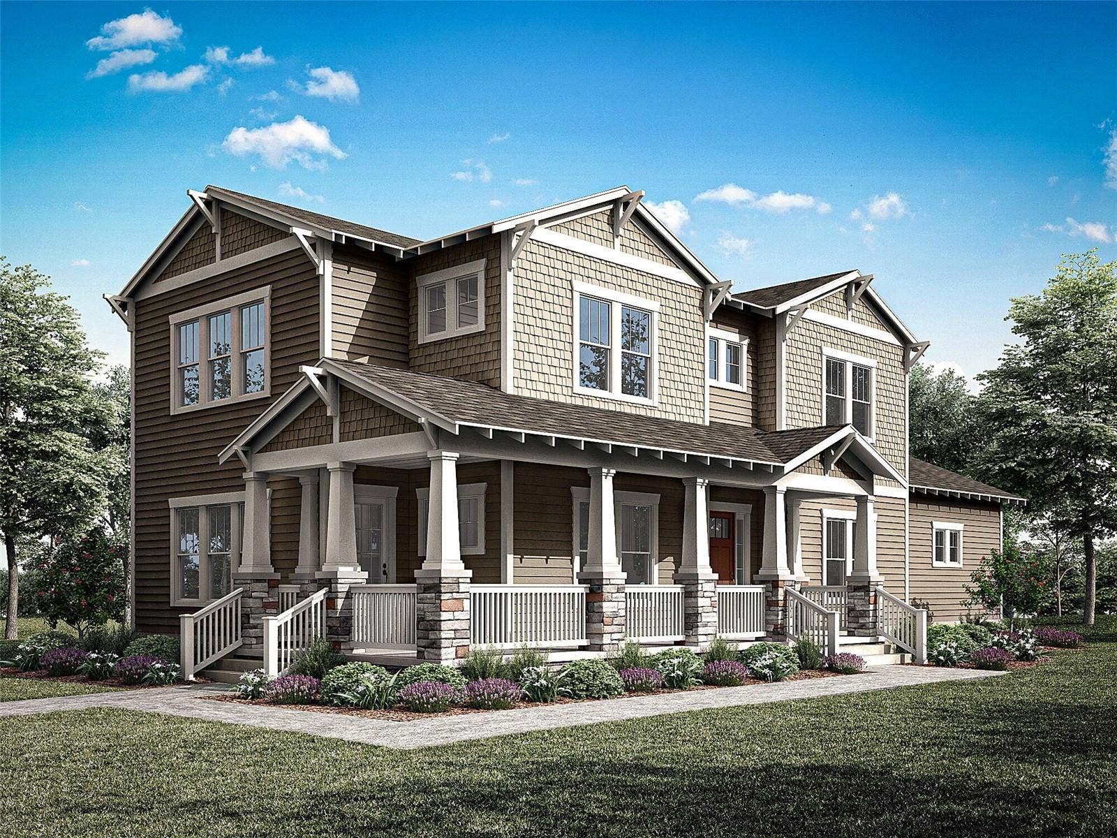 1878 SEAWALL WAY, Celebration, FL 34747 Architect's Rendering - Craftsman Elevation