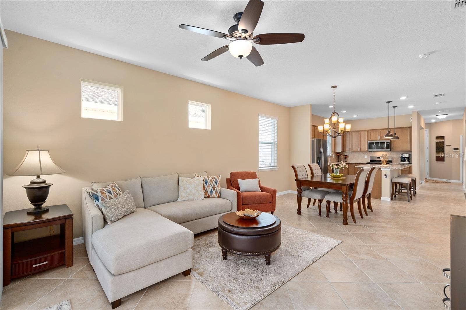 2759 PURPLE MEADOW COURT, Minneola, FL 34715 The View from the Family Room through to the Foyer
