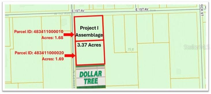 Property photo for US-17 & 1ST STREET E, Pierson, FL