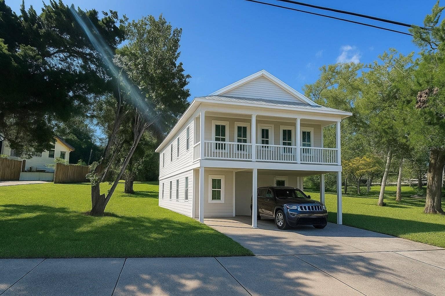 Lot with virtual image of possible dwelling.