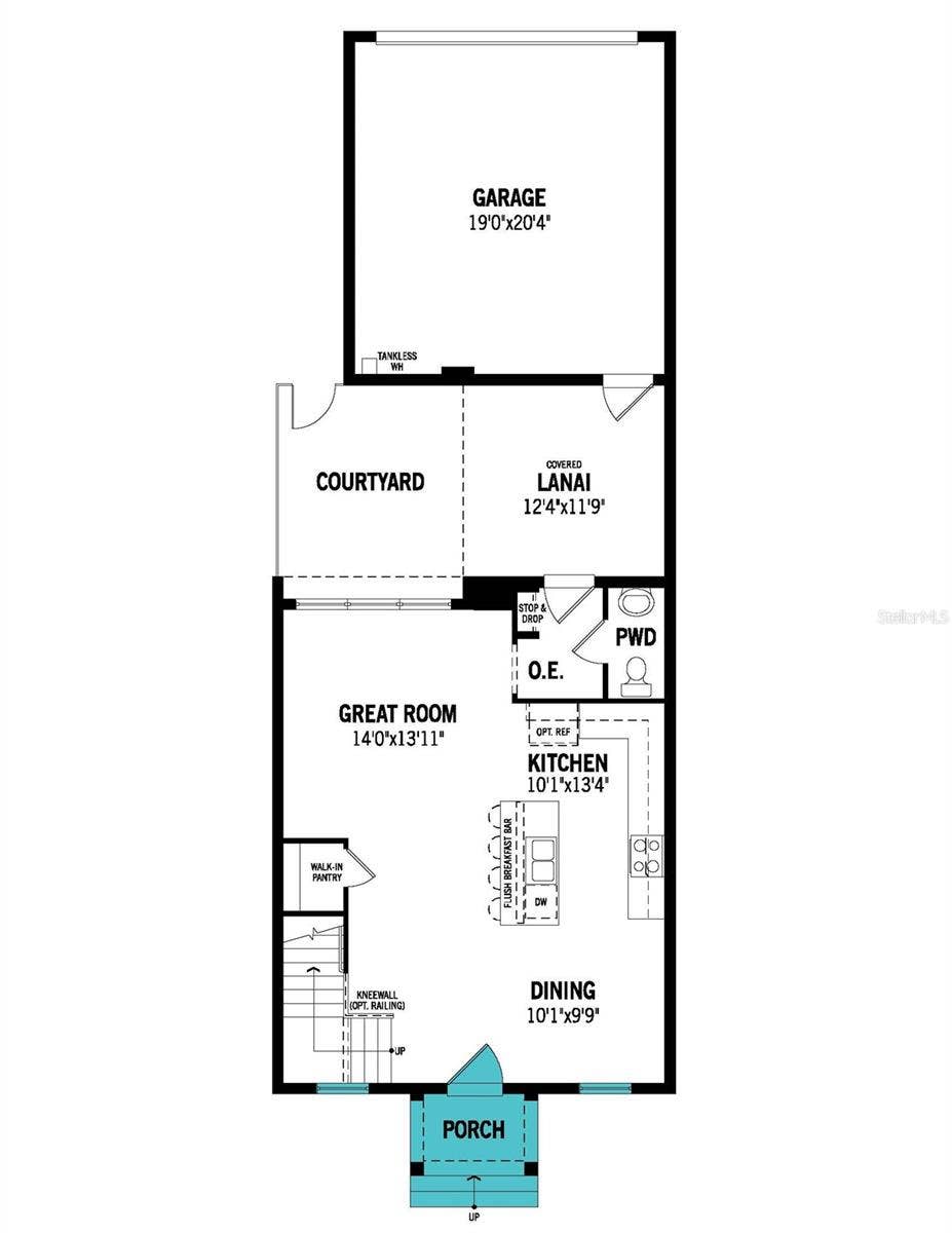 1883 SEAWALL WAY, Celebration, FL 34747 Island Village Lot 288 of Phase 2 First Floor