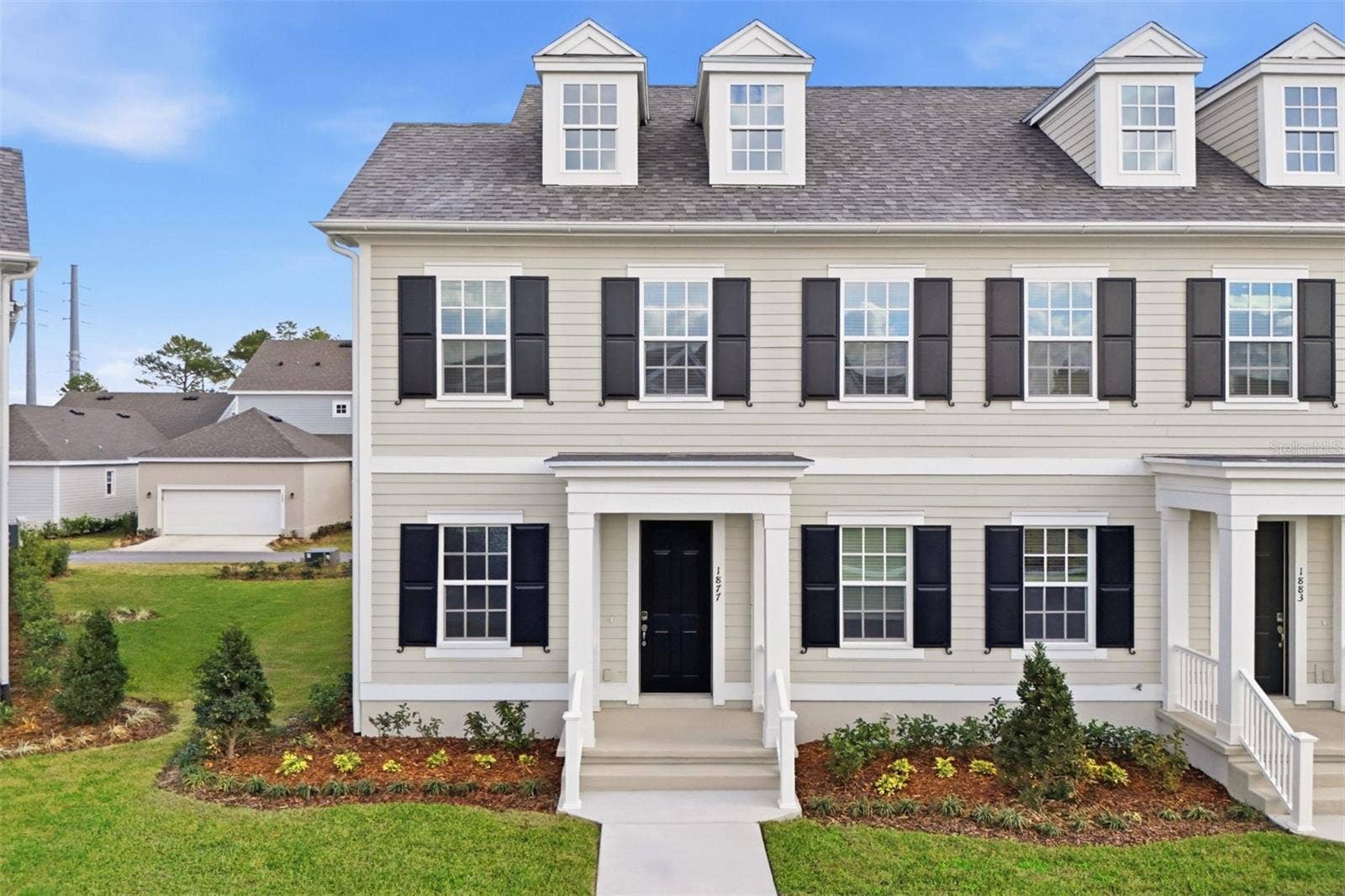 1877 SEAWALL WAY, Celebration, FL 34747 Island Village at Celebration Lot 287 of Phase 2 - Anastasia Floorplan - Colonial Elevation